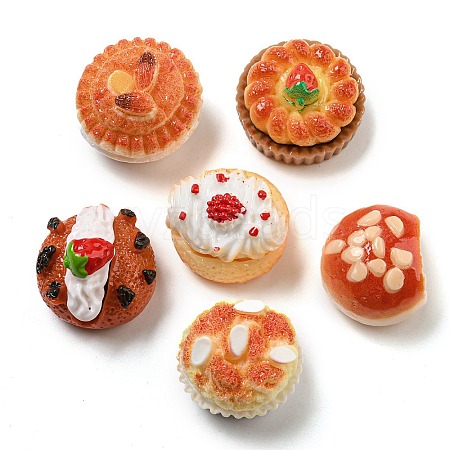 Opaque Resin Imitation Food Decoden Cabochons RESI-G100-01C-1