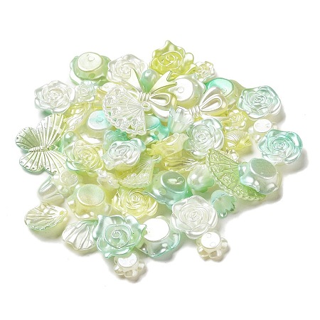 Opaque Acrylic Beads OACR-H039-03E-1