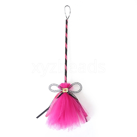 Halloween Witch Broom Ornament PW-WG20721-06-1