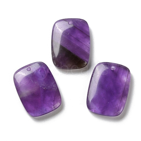 Natural Amethyst Pendants G-B123-06C-1