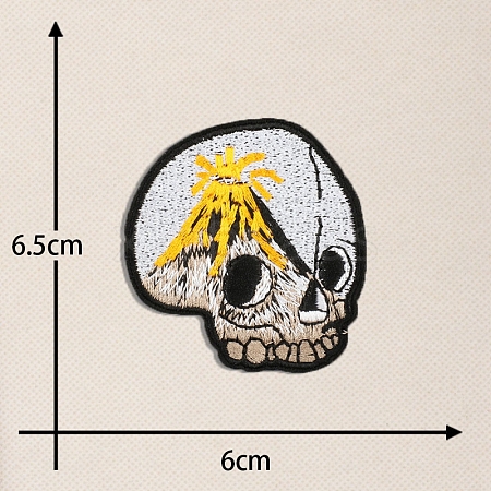 Computerized Embroidery Cloth Self Adhesive Patches PW-WG23014-07-1