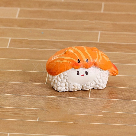 Cartoon Resin Animal Sushi Mini Model PW-WGD9310-01-1