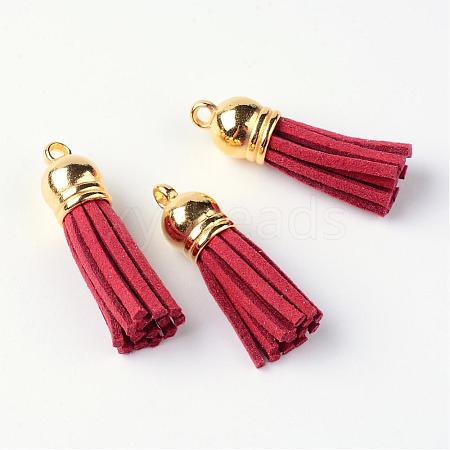 Faux Suede Tassel Pendant Decorations FIND-T002-B12-1