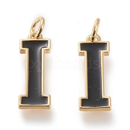 Brass Enamel Pendants KK-R139-03I-1