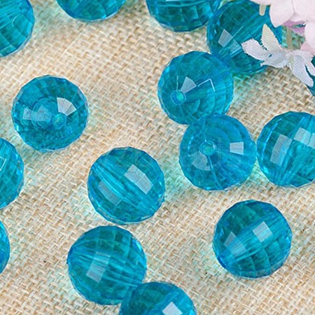 Transparent Acrylic Beads TACR-NH0001-D-09-1