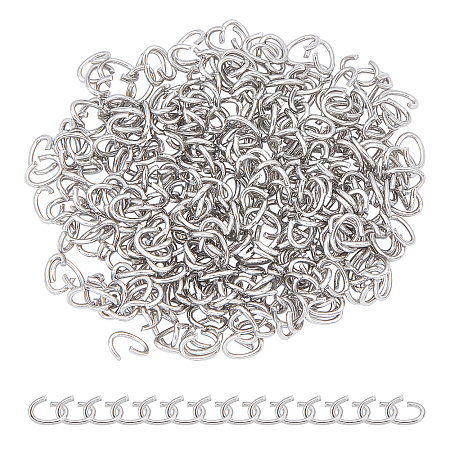 Unicraftale 304 Stainless Steel Open Jump Rings STAS-UN0013-23P-1