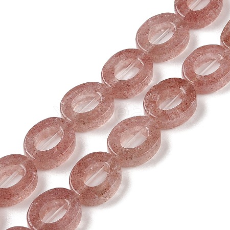 Natural Strawberry Quartz Beads Strands G-M439-A11-01-1