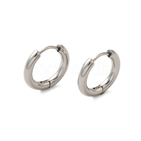 Tarnish Resistant 304 Stainless Steel Hoop Earrings EJEW-P177-P-20-1