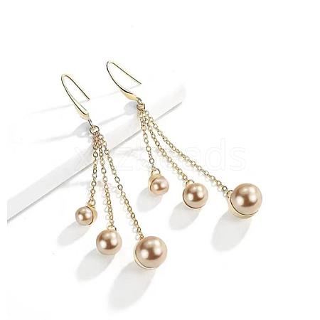 Vintage Imitation Pearl Dangle Earrings JE1098B-1