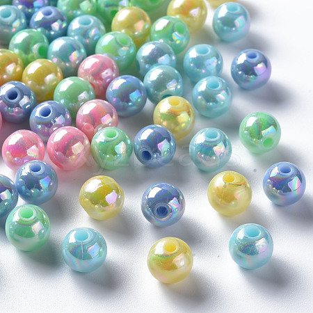 Opaque Acrylic Beads MACR-S370-D8mm-M1-1