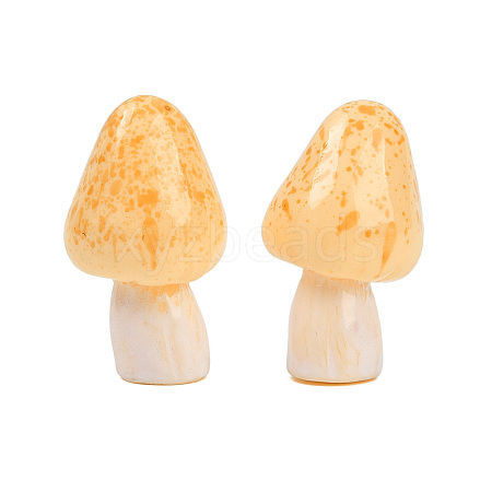 Mushroom Themes Resin Display Decorations DJEW-S002-01D-1