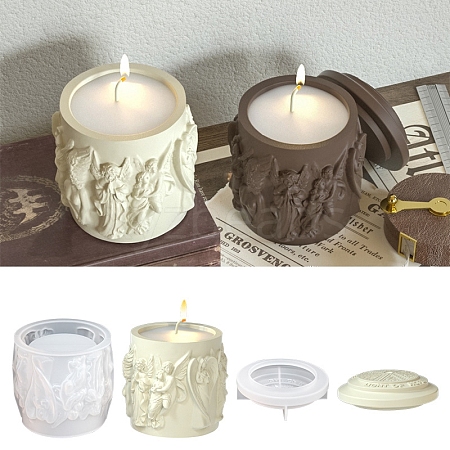 Column with Angel DIY Silicone Storage Box Molds PW-WGF62AF-01-1