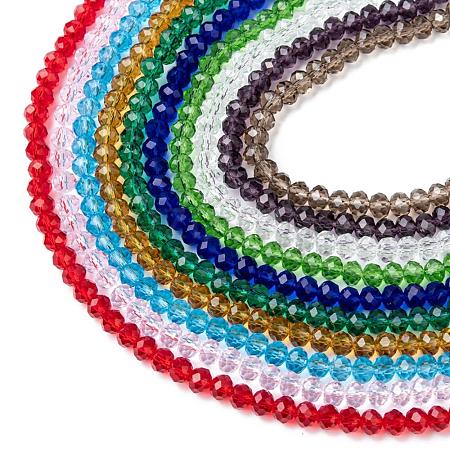 Glass Beads Strands EGLA-X0007-01A-6mm-1