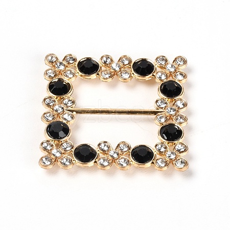 Square Alloy Buckles JEWB-WH0014-10A-1