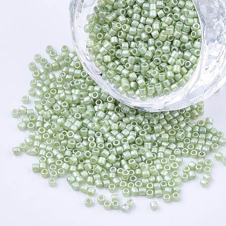 Pearlized Cylinder Seed Beads SEED-Q036-02A-E03-1