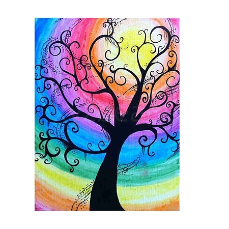 DIY Diamond Painting Tree of Life Pattern Kit TREE-PW0001-70H-1