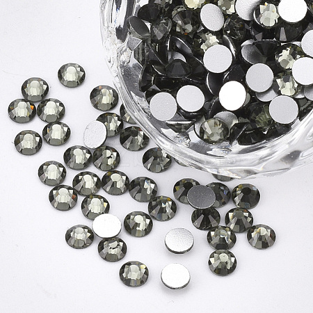 Glass Flat Back Rhinestone Cabochons RGLA-S002-12SS-01-1