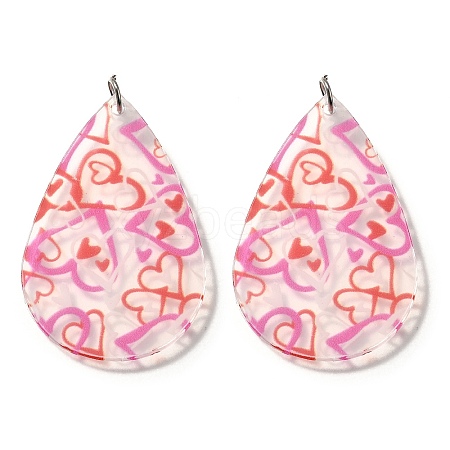 Printed Acrylic Pendants FIND-B045-22C-1