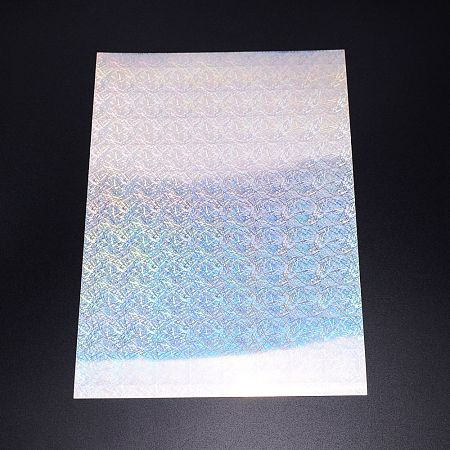 Waterproof A4 Self Adhesive Shiny Laser Photo Paper AJEW-WH0223-96A-1