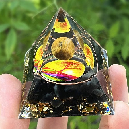 Orgonite Pyramid Resin Energy Generators PW-WGD10D7-01-1