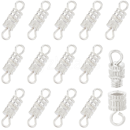 100Pcs Alloy Screw Clasps FIND-SC0012-07S-1