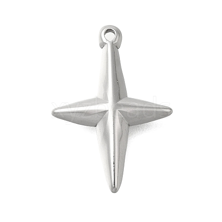 Anti-Tarnish 304 Stainless Steel Charms STAS-D192-07P-1