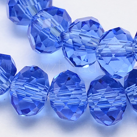 Handmade Glass Beads GR10X14MMY-24-1