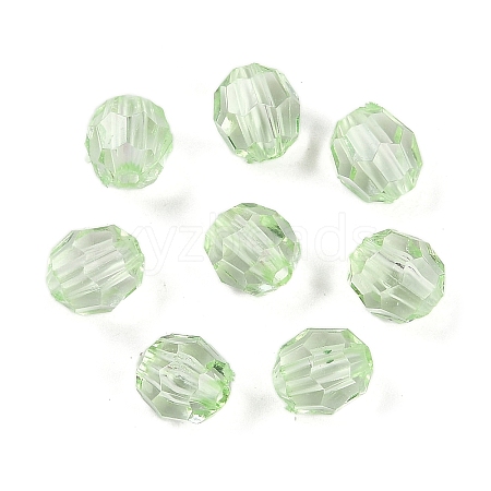 Transparent Acrylic Beads OACR-Q015-01G-1