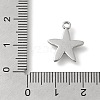 Ocean Theme Anti-Tarnish 304 Stainless Steel Pendants STAS-Z092-06P-03-3