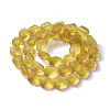 Transparent Frosted Glass Beads Strands LS-FGLA-S001-02D-2