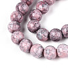 Baking Paint Glass Beads Strands DGLA-N016-10mm-03-3
