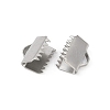 304 Stainless Steel Ribbon Crimp Ends STAS-E471-05J-P-2