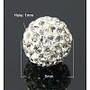 Pave Disco Ball Beads X-RB-Q195-8mm-001-1