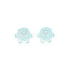 6-Petal Imitation Jelly Acrylic Bead Caps JACR-T002-02F-3