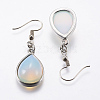 Opalite Dangle Earrings EJEW-P143-A08-2