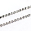 Tarnish Resistant 304 Stainless Steel Round Snake Chains X1-CHS-L001-163-2mm-1