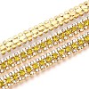 Iron Rhinestone Cup Chains CH-T006-04G-04-1