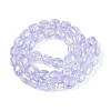 Handmade Foil Lampwork Beads Strands FOIL-T008-01C-1
