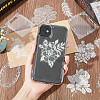 2 Boxes 2 Styles PET Hollow Lace Stickers Set DIY-GF0006-78-6