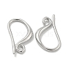 Brass Earring Hooks X-KK-L075-008P-2