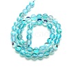 Synthetic Moonstone Beads Strands X-G-F143-8mm-07-2