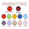  40Pcs 10 Colors Imitation Austrian Crystal Beads GLAA-TA0001-78-4