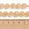 Natural Citrine Beads Strands GG-CBACB71-03-10mm-4