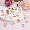 Kissitty 46Pcs 23 Styles Alloy Enamel Pendants ENAM-KS0001-02-3