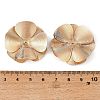 Brass Cabochons KK-CBA32BD-01G-3