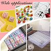 50Pcs PP Plastic Bead Containers with Hinged Lid CON-DR0001-09-5