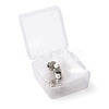 80Pcs 4Size 304 Stainless Steel Ear Nuts STAS-LS0001-18P-8
