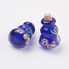 Handmade Lampwork Perfume Bottle Pendants LAMP-P044-B-2