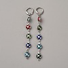 Brass Leverback Earrings EJEW-WH0004-209P-1