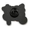 Inspirational Word Black Alloy Brooches JEWB-G037-01B-3